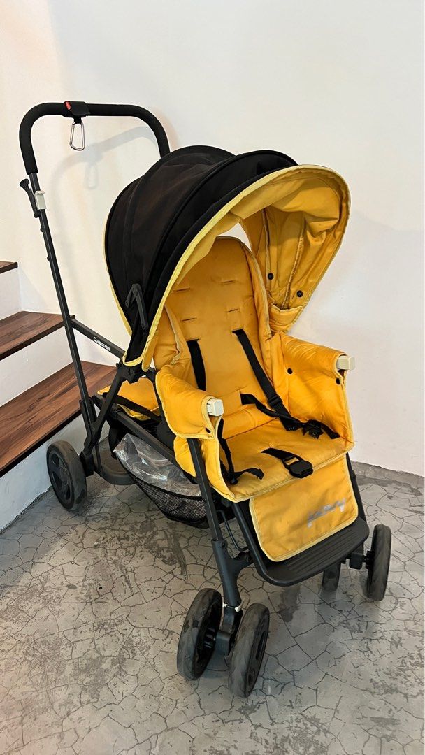 Joovy Caboose Sit and Stand Tandem Double Stroller Babies Kids