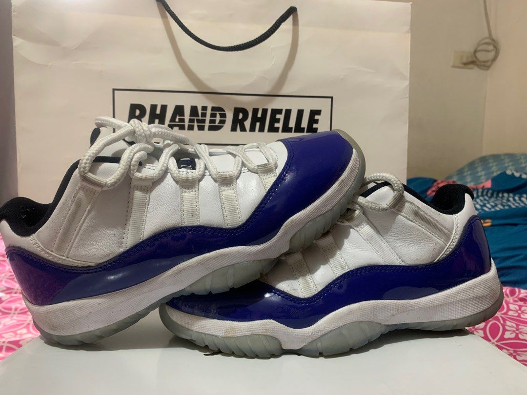 Jordan 11 white concord hot sale