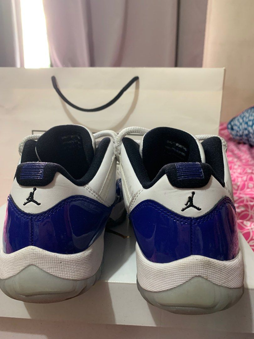 Jordan 11 white concord hot sale