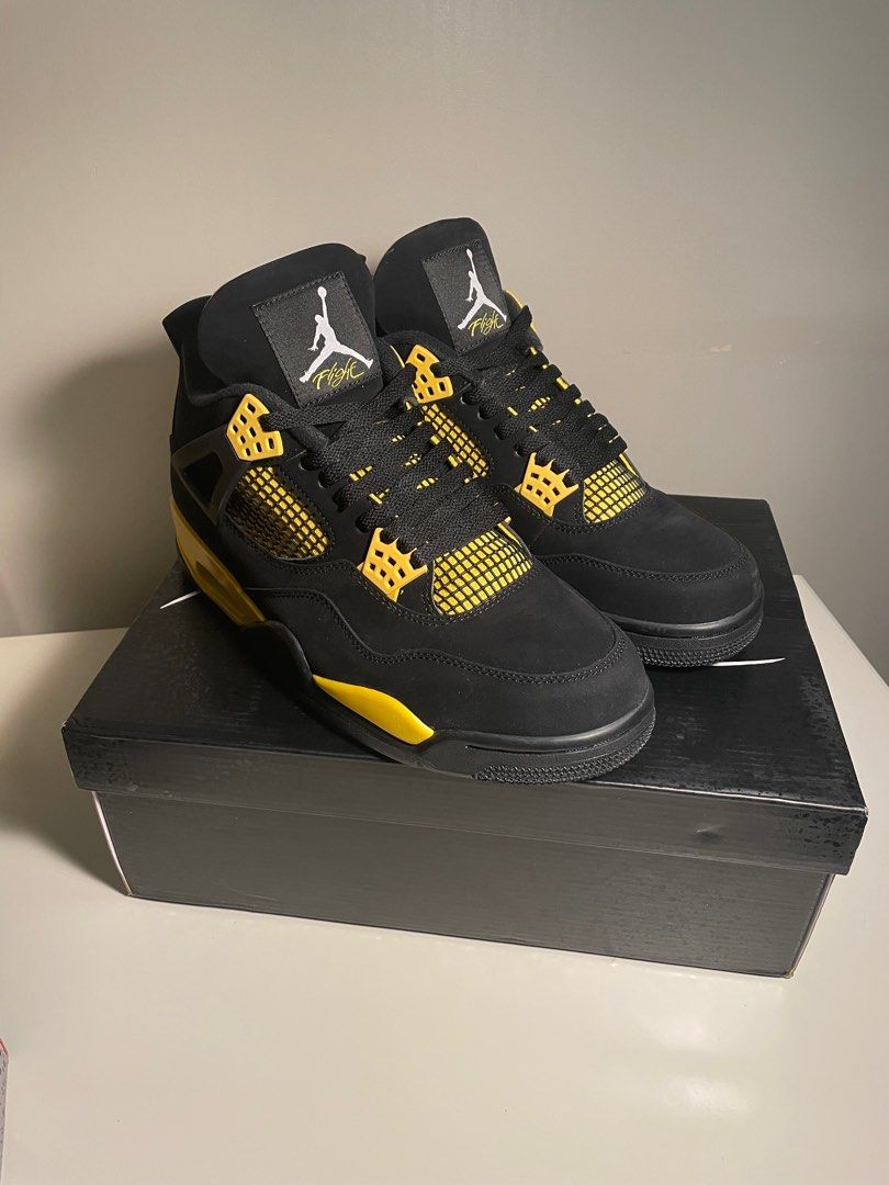 Jordan retro 4 discount mens size 1