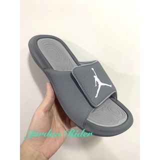 NIKE Jordan Hydro 6 喬丹 拖鞋 輕量 灰色 白色 飛人