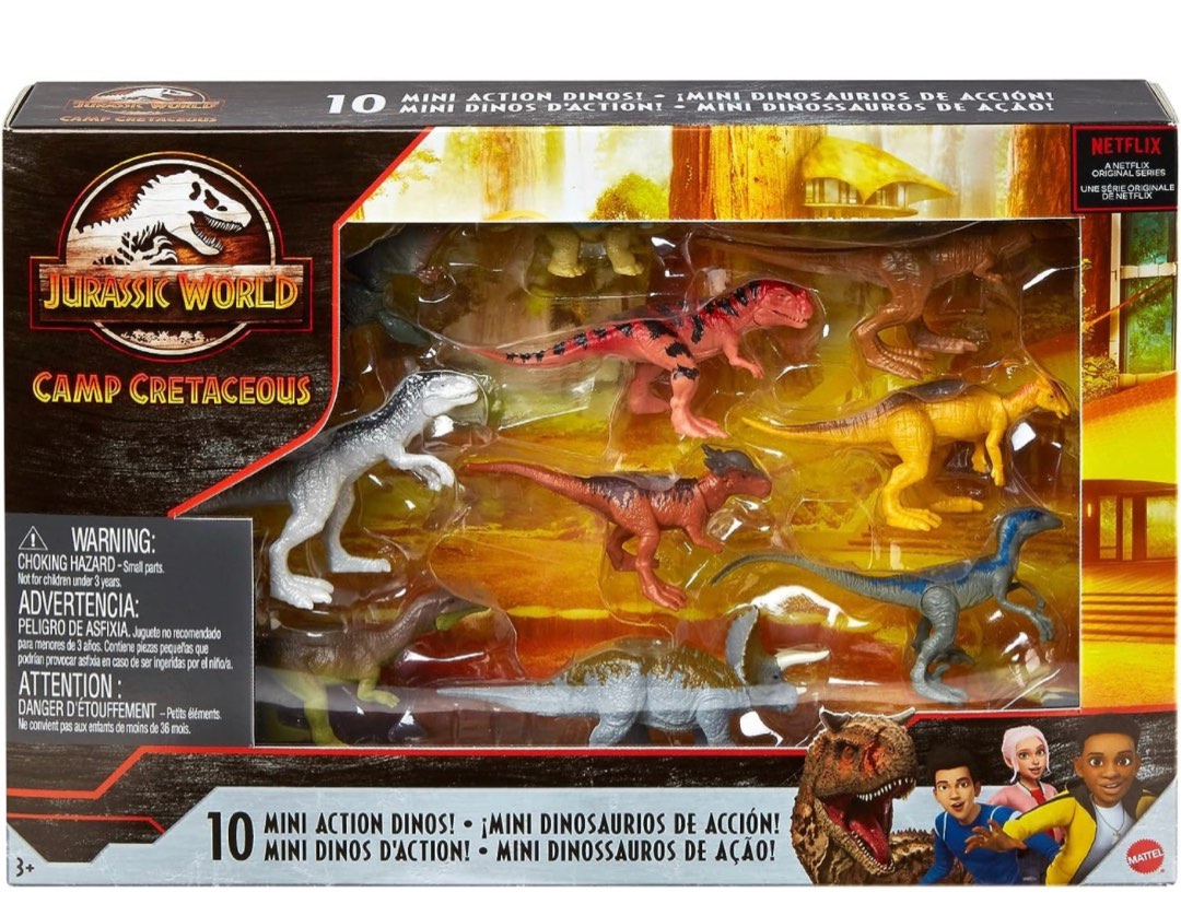Mini Dinosaurios Jurassic World Mattel 15 Piezas