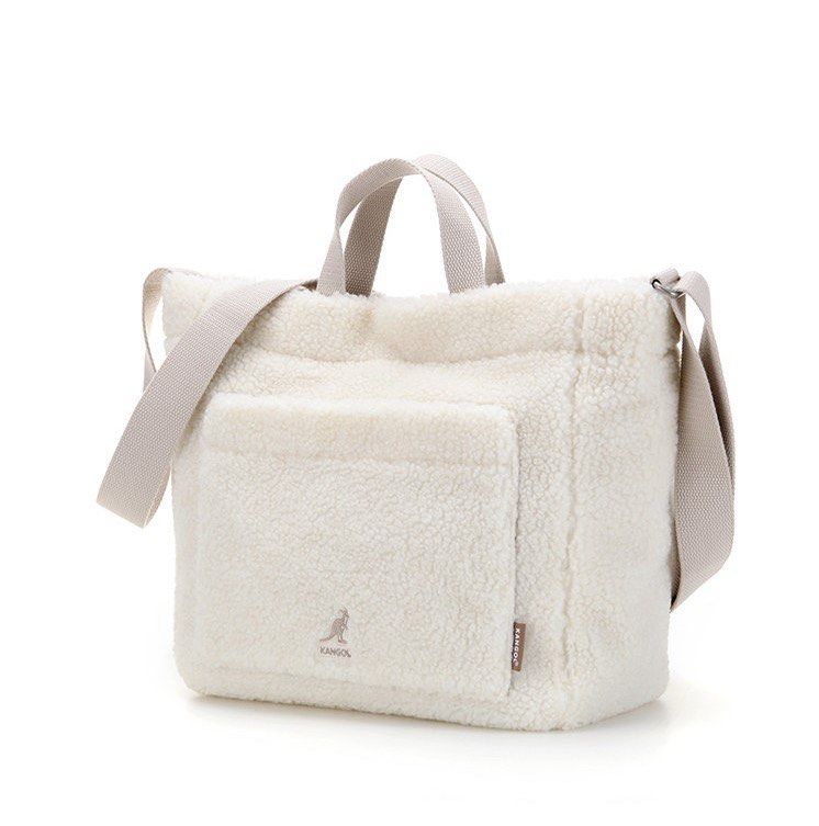 Kangol poodle top bucket bag