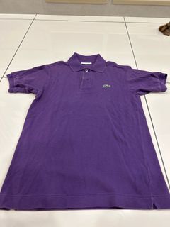 Pull lacoste hot sale violet homme