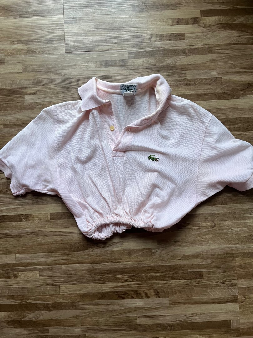 Lacoste reworked crop top
