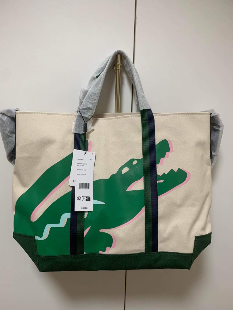 Lacoste tote bag, Women's Fashion, Bags & Wallets, Tote Bags on Carousell