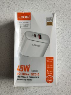 LDNIO 45W Fast Quick Charger PD QC4+ QC3.0 Quick Charger Wall Charger