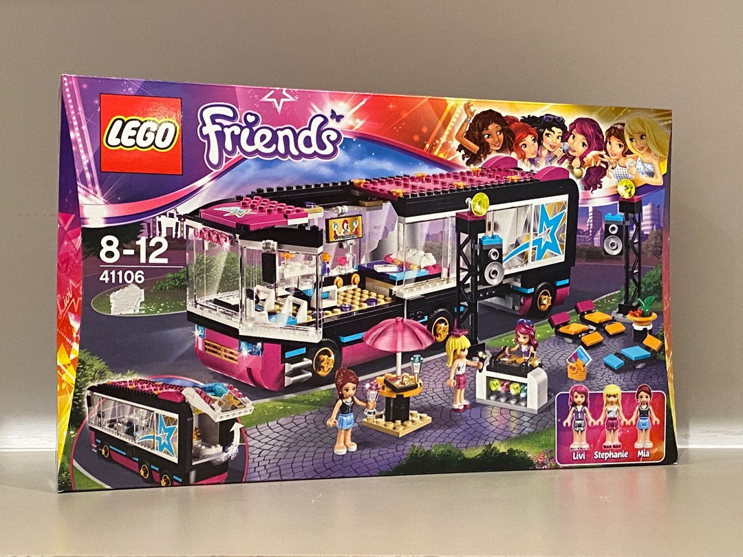 Lego friends livi deals pop star tour bus