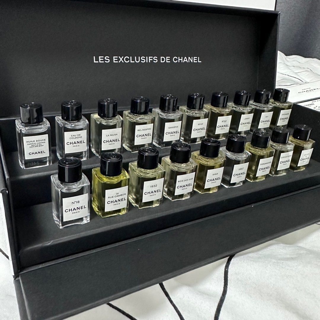 LES EXCLUSIFS DE CHANEL Discovery Set, Beauty & Personal Care, Fragrance &  Deodorants on Carousell