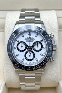 Like new 2019 Rolex Daytona Cosmograph Panda 116500LN white dial