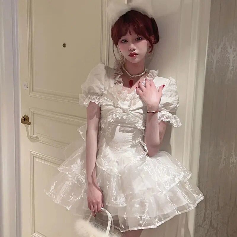 Vintage style white dress on sale