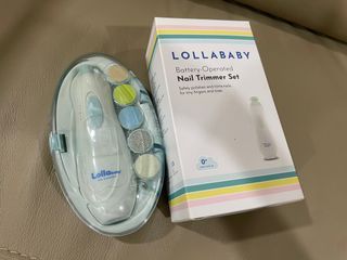 Lollababy Battery-Operated Nail Trimmer Set