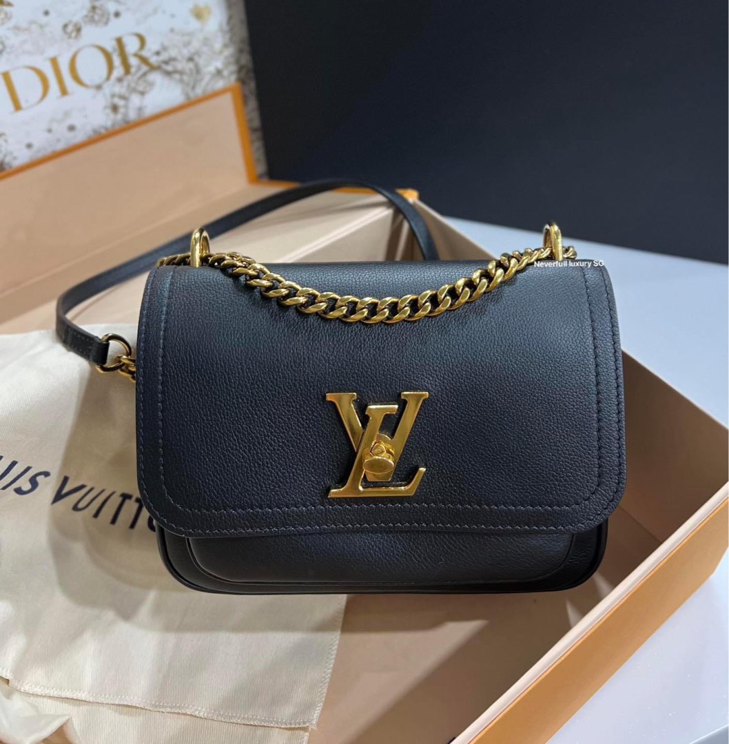 Shoulder Bag Lv Lockme Chain Pm Black Taurillon Lockme Chain PM