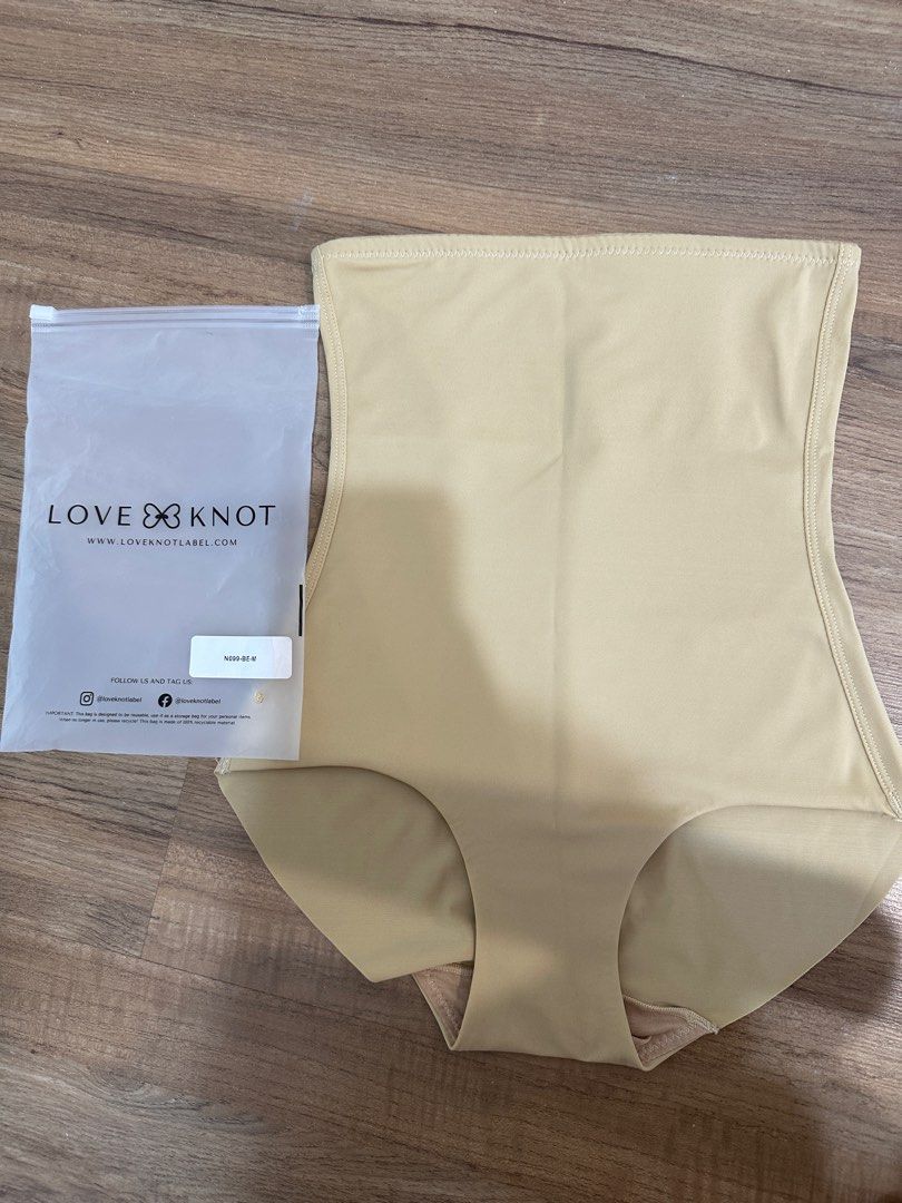 Buy Love Knot High Waisted Tummy Compression Cotton Lace Panty