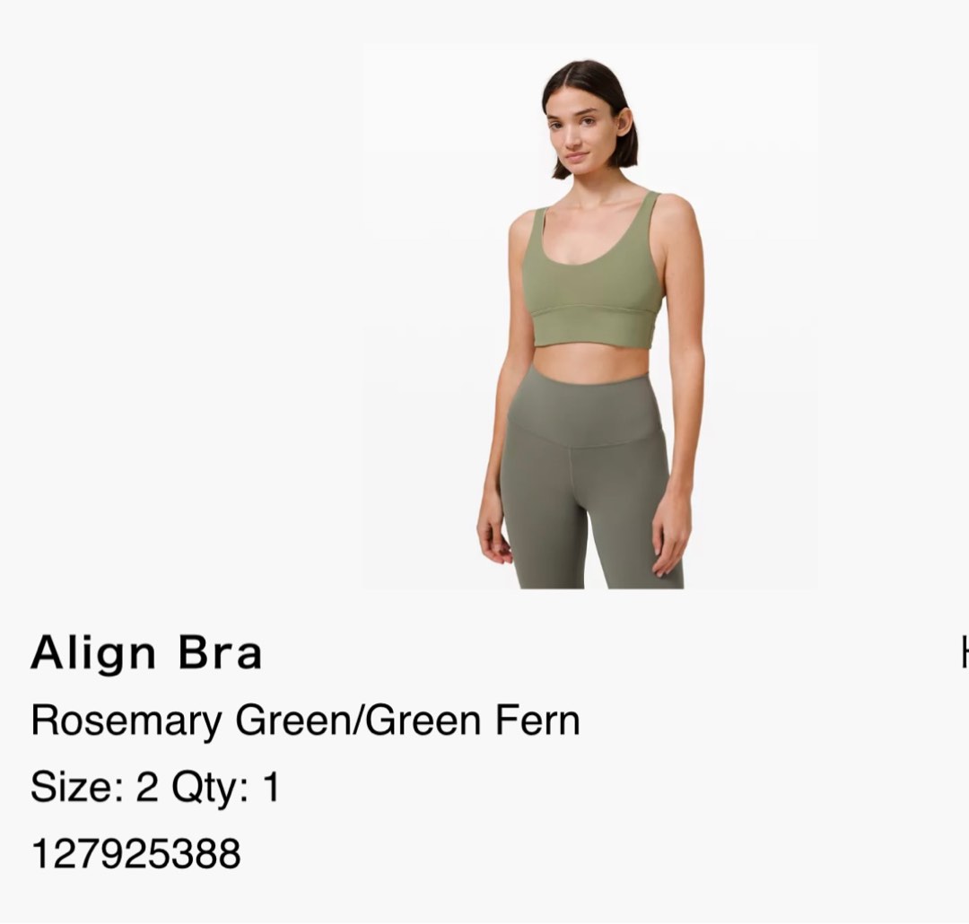 Lululemon Ribbed Train Bra US2, Women's Fashion, Activewear on Carousell