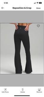 Popflex Supersculpt™ Flared Leggings with Pockets (Soft Touch) - Black