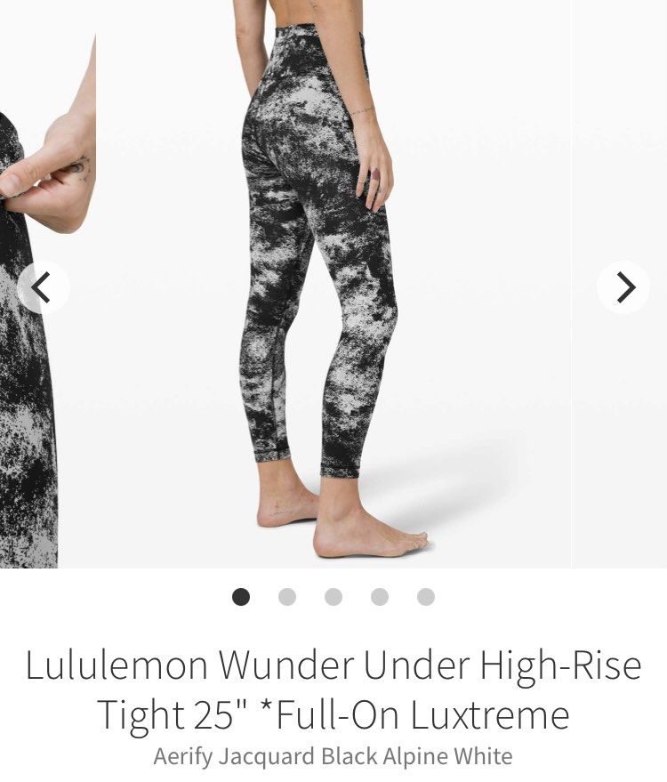 Lululemon Wunder Under High-Rise Tight 25 *Full-On Luxtreme Size