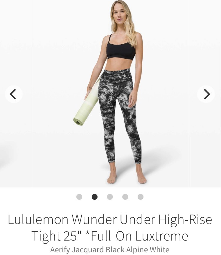 Lululemon Wunder Under High-Rise Tight 25 *Full-On Luxtreme Size 2,  Women's Fashion, Activewear on Carousell