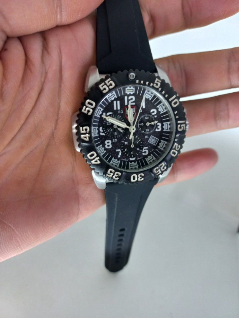 Luminox Series 3180 Chronograph second original, Barang Mewah, Jam
