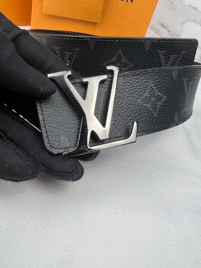 LV X YK LV Initiales 40mm Reversible Belt Monogram Eclipse Canvas - Men -  Accessories