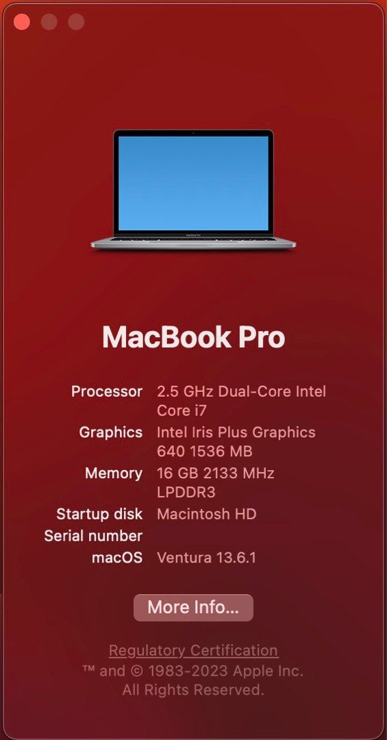 Intel iris plus graphics 640 1536 mb store