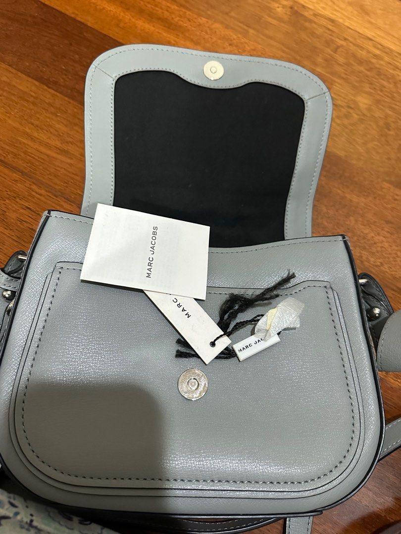 Marc Jacobs Mini Rider Saddle Bag in Grey, Women's Fashion, Bags & Wallets, Crossbody Bags on