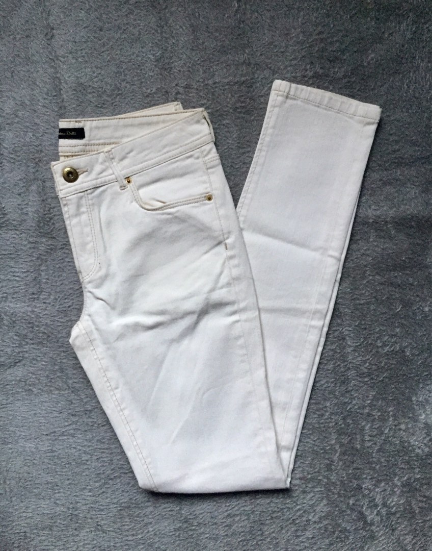 Jeans Skinny Massimo Dutti Femme - Taille 6 (EU 38) - Couleur Menthe - Très Bon état