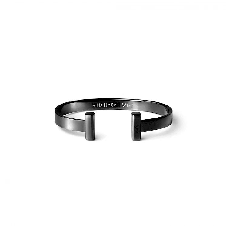 Matte Black Bracelet men