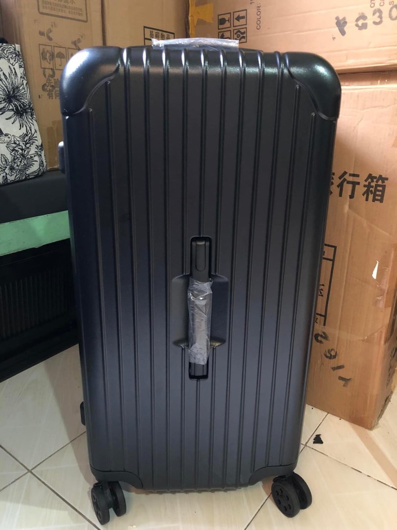 Matte Black Trunk Luggage, Hobbies & Toys, Travel, Luggage on Carousell
