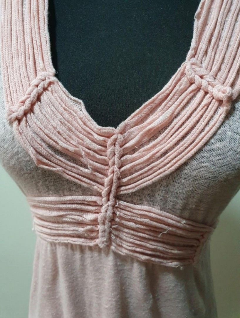 Maxstudio pink linen dress Women s Fashion Dresses Sets Dresses on Carousell
