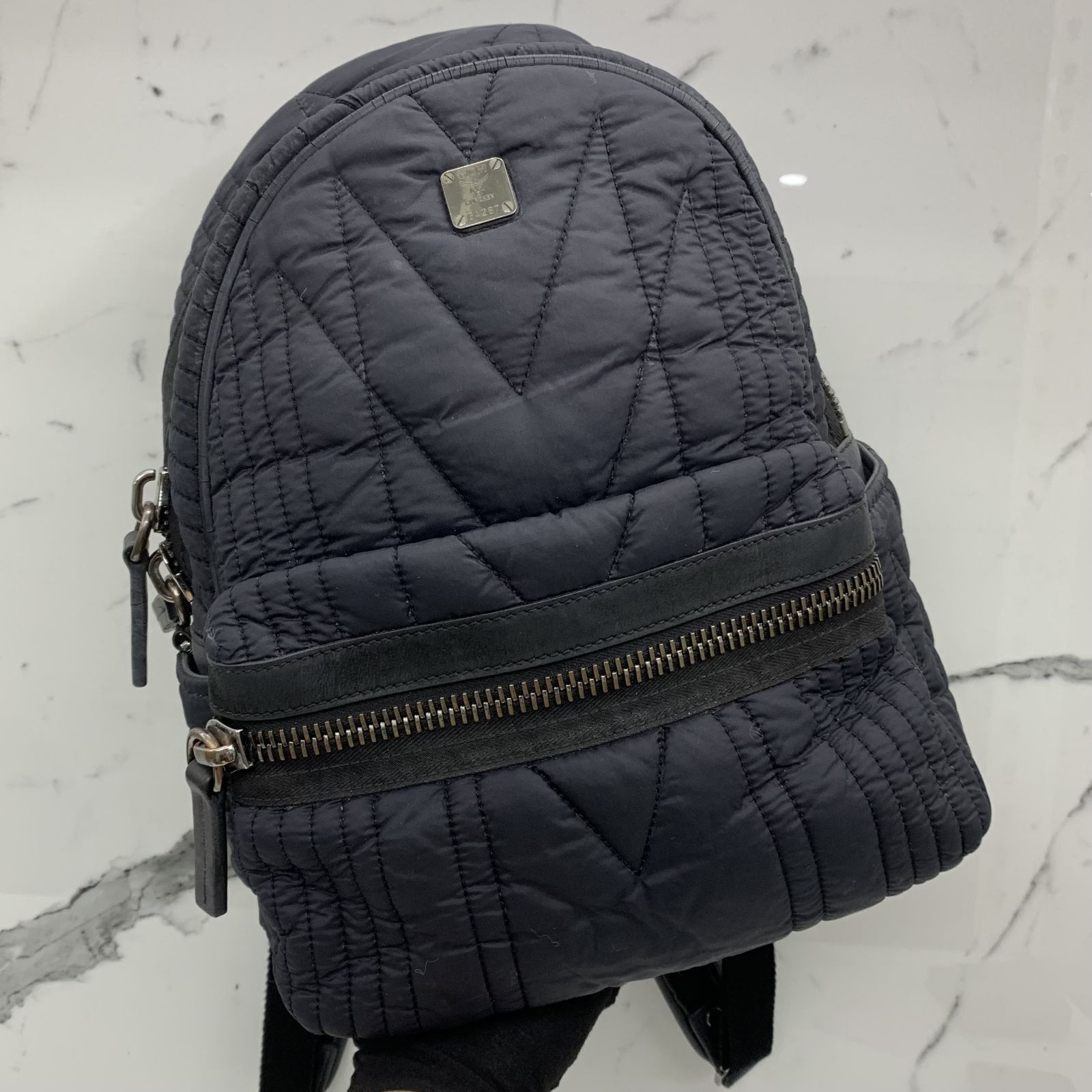 Mcm nylon backpack on sale
