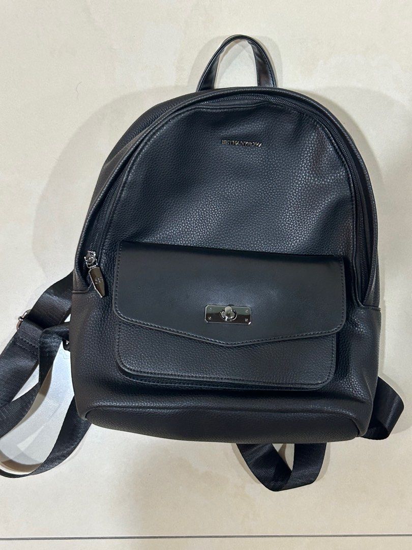 Medium Size Black Backpack