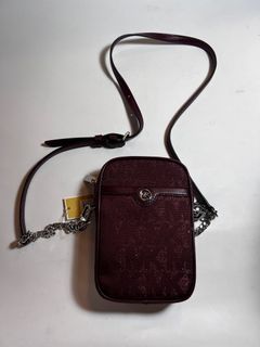 Michael Kors Maroon Sling Bag