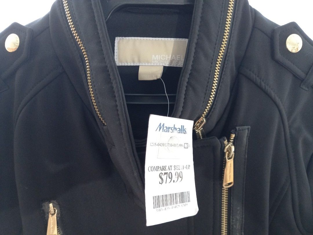 Michael Kors Water Resistant Trench Coat with Hood