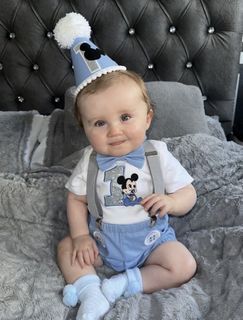 Mickey Mouse Baby Boy First Birthday Outfit