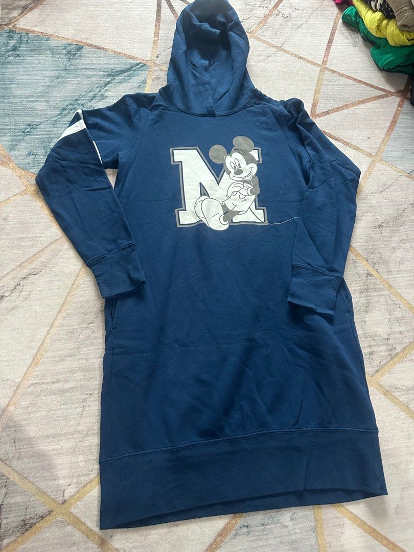 Mickey Mouse Uniqlo Hoodie Dress Women s Fashion Dresses Sets Dresses on Carousell