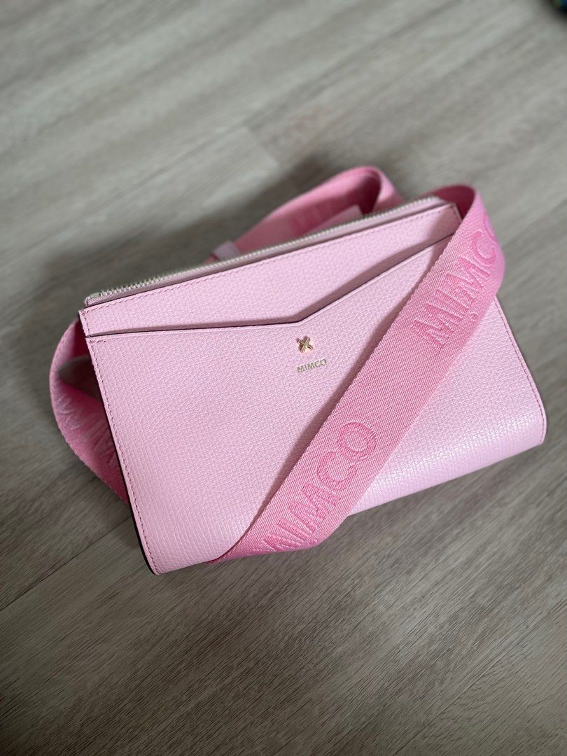 Mimco baby pink cross body bag, Women's Fashion, Bags & Wallets, Cross
