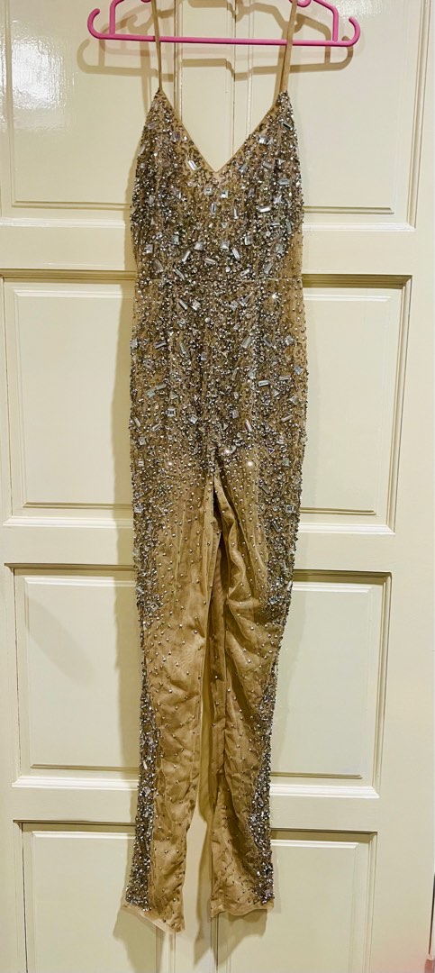 Sequin jumpsuit missguided outlet