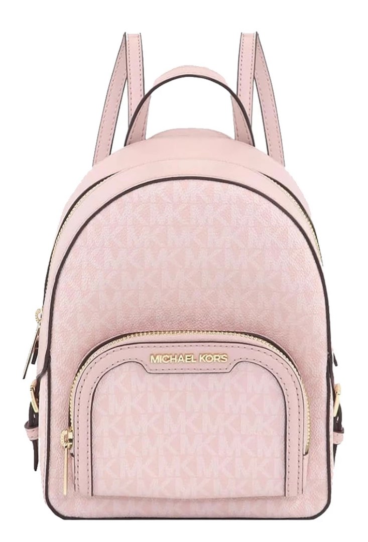 MK Signature backpack light pink Women s Fashion Bags Wallets