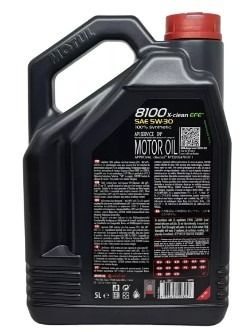 Motul 8100 X-CLEAN 5W40 - 25 Liters - Fully Synthetic Engine Motor Oil (5 x  5L)