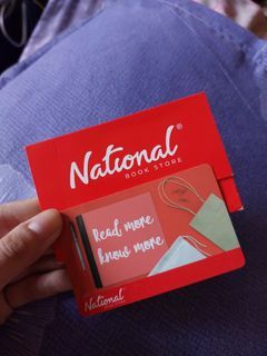 National Bookstore NBS Gift Card worth 3,000 pesos