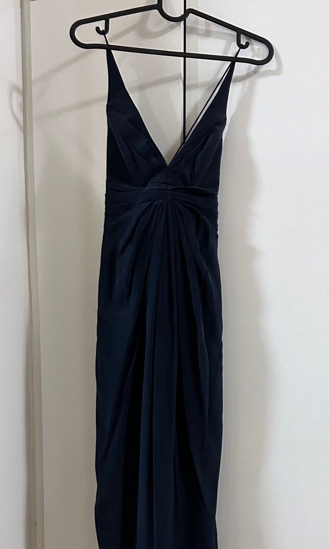 Zimmermann navy dress top