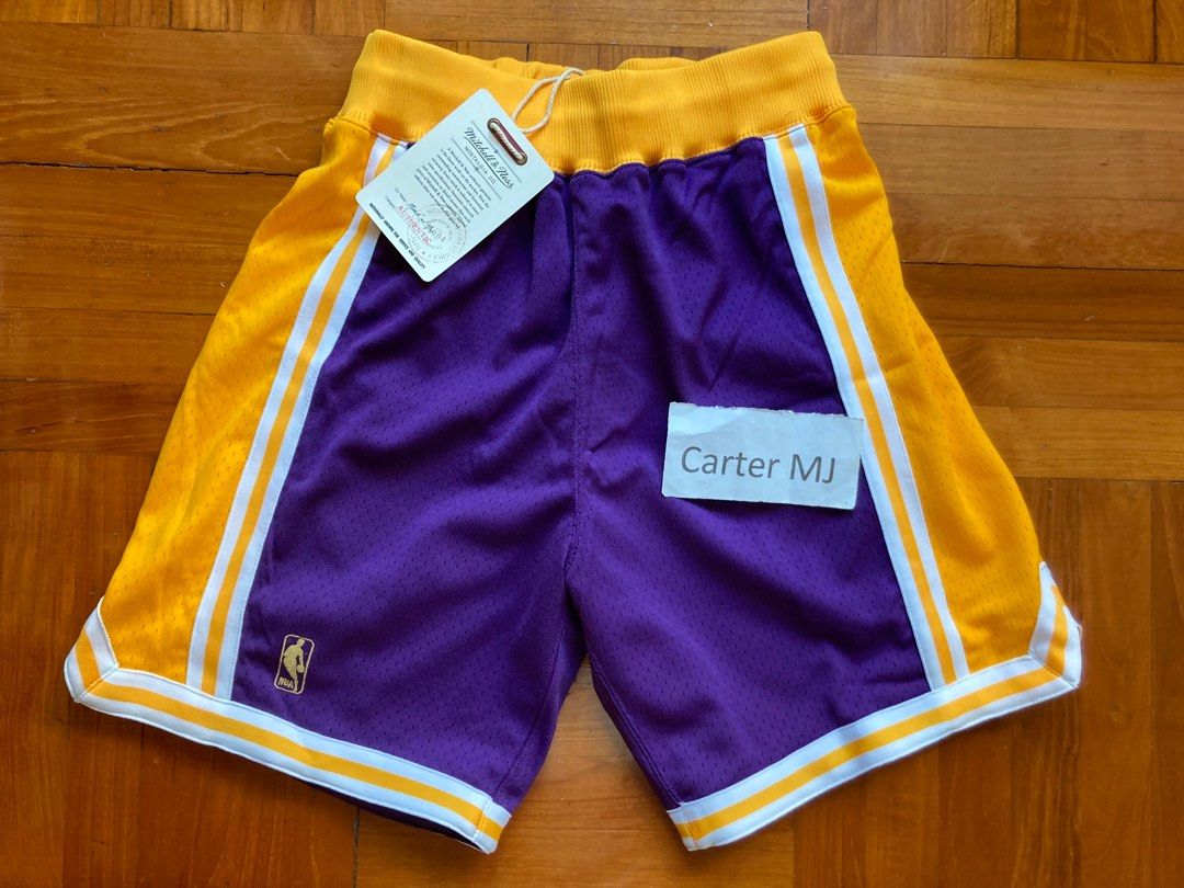 NBA Mitchell Ness 1996 97 LA Lakers Authentic Shorts Kobe Bryant size M Carousell