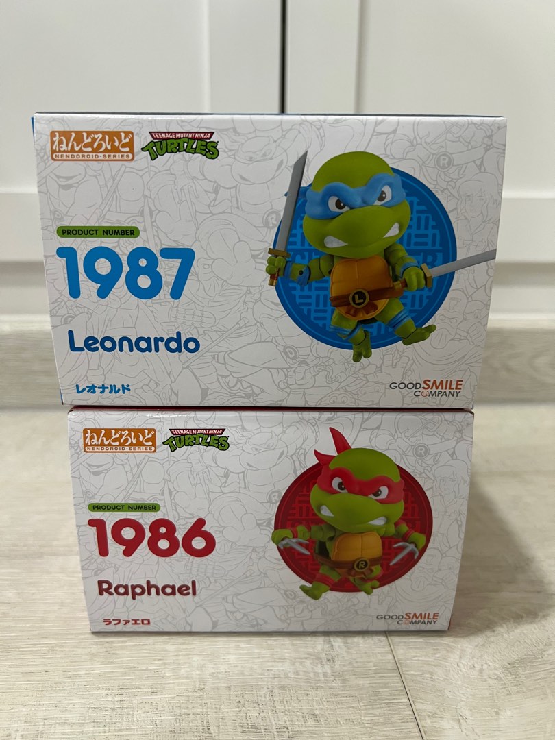 Nendoroid 1986 1987 Raphael Leonardo Tmnt Teenage Mutant Ninja Turtle Turtles Hobbies And Toys 6228