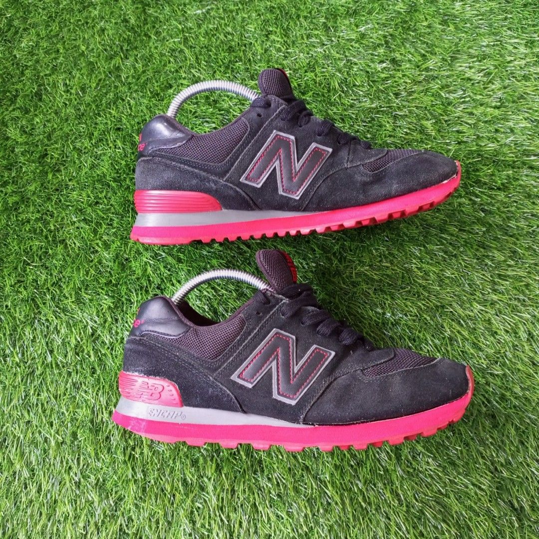 New balance revlite store 574 black and red