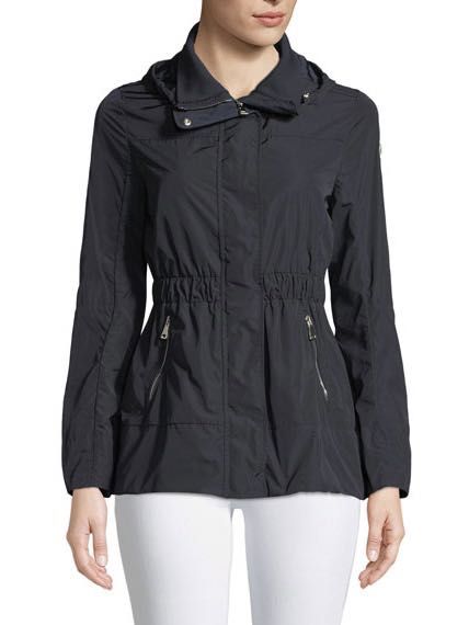 New Moncler Disthene Nylon Jacket Black