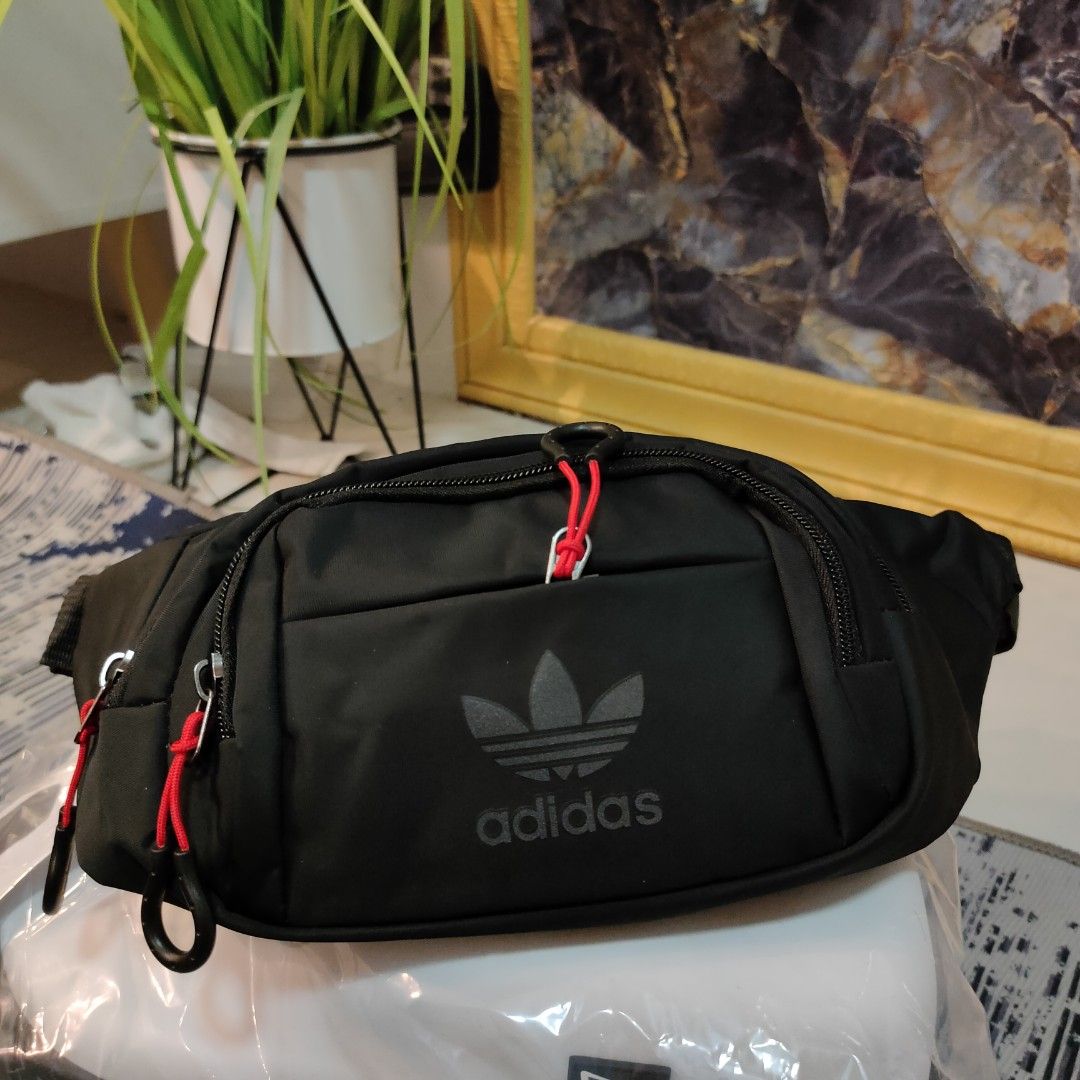 Adidas red waist bag best sale