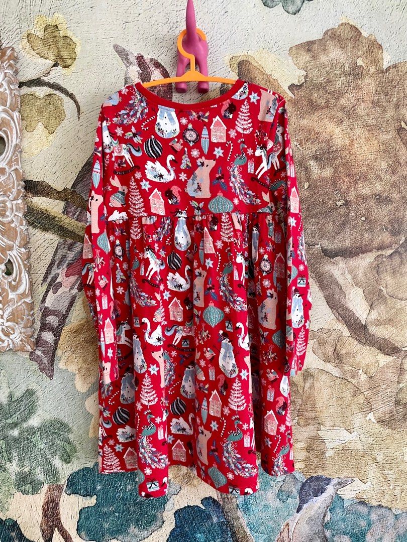Girls christmas cheap dress next