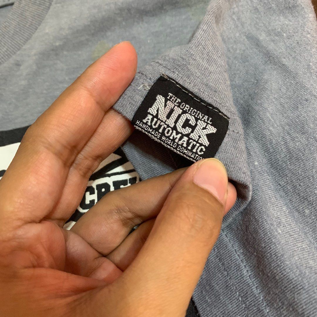 Nick automatic shirt (Category: Shirts) located in Masantol. Submitted by ceshdeclutters (Listing ID 1267624653, Image 2). Description: With washable stain, na stock nalang kasi sa cabinet. But still in good condition.