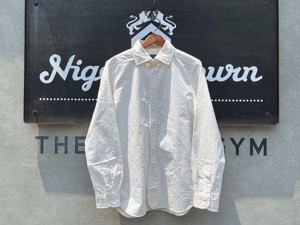 Nigel Cabourn 白色British Officers Shirt, 男裝, 上身及套裝, 西裝